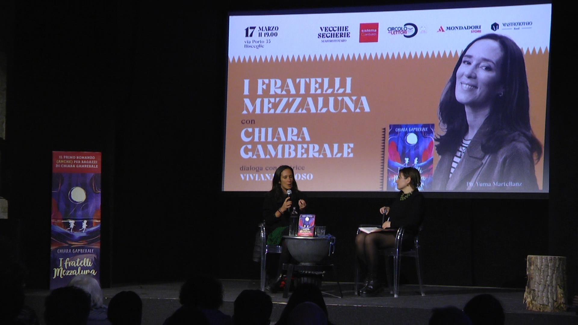 Chiara Gamberale presenta “I fratelli Mezzaluna” alle Segherie Mastrototaro  di Bisceglie – Telesveva Notizie